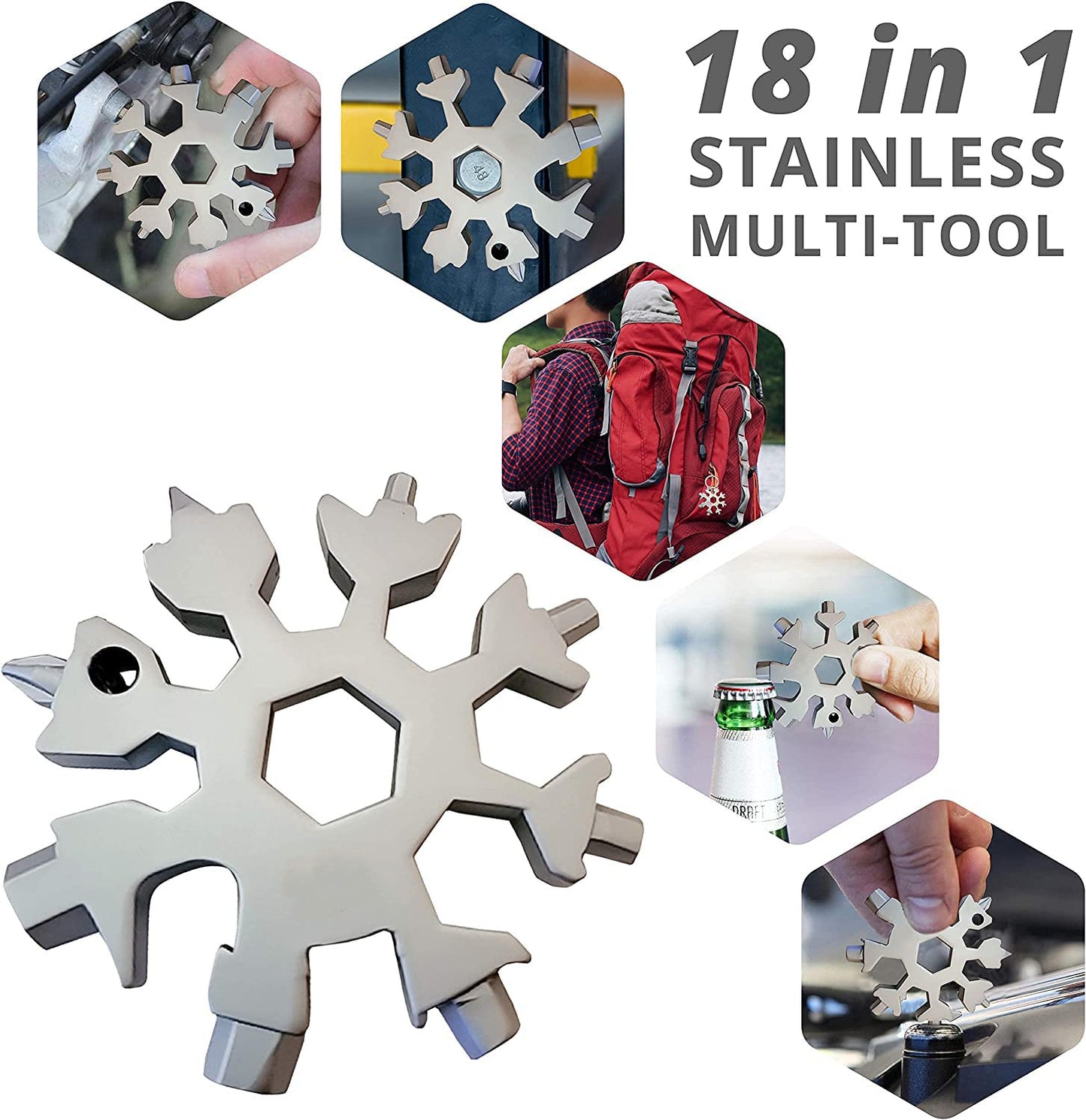 18 in 1 Multi-Purpose Snowflake Tool - 50% OFF