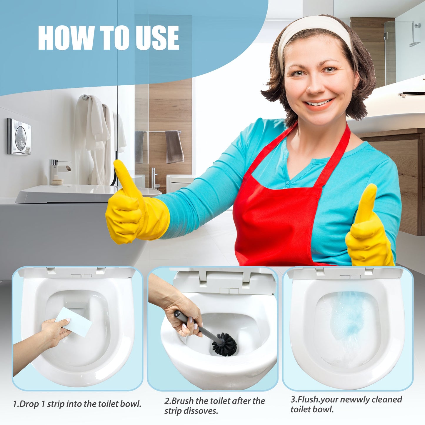 Quick Wash Toilet and Bathroom Cleaning Sheets (BUY 30 GET 30 FREE)